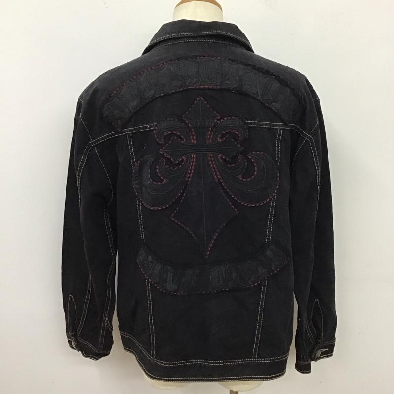 古着 USED ジャケット、上着 ジャケット、ブレザー コットン ステッチ AFFLICTION XXL ロゴ、文字 黒 / ブラック /  メンズ USED 古着 中古 10117964