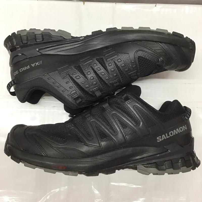 サロモン SALOMON スニーカー スニーカー 145464 XA PRO 3D WIDE 30cm 箱有 30.0cm ロゴ、文字 黒 / ブラック /  メンズ USED 古着 中古 10113346