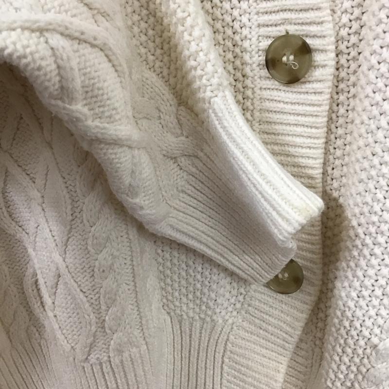 スタディオクリップ studio CLIP カーディガン 長袖 SC211405-1 3WAY 前後着 ベスト マルチウェイ M  アイボリー / アイボリー /  レディース USED 古着 中古 10146405