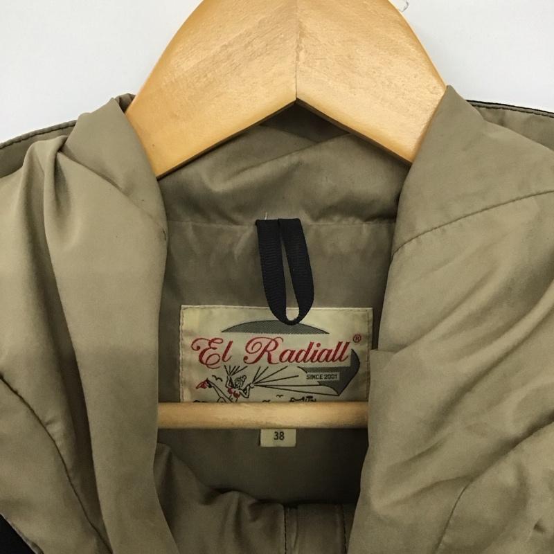 ラディアル RADIALL ジャケット、上着 ジャケット、ブレザー ジップアップジャケット アウター ジップアップパーカー 38 無地 黒 / ブラック /  メンズ USED 古着 中古 10146243