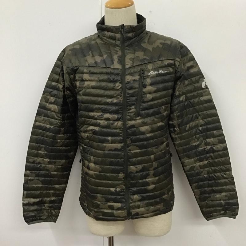 エディーバウアー Eddie Bauer ジャケット、上着 ジャンパー、ブルゾン ジップアップジャケット ジャンパー ジャケット スタンドカラージャケット アウター S 総柄 X カモフラージュ柄・迷彩 マルチカラー / マルチカラー /  メンズ USED 古着 中古 10110403