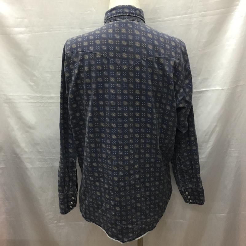 古着 USED シャツ、ブラウス 長袖 長袖シャツ カラーシャツ ポケットシャツ 長袖カットソー 総柄シャツ L プリント マルチカラー / マルチカラー /  メンズ USED 古着 中古 10120696