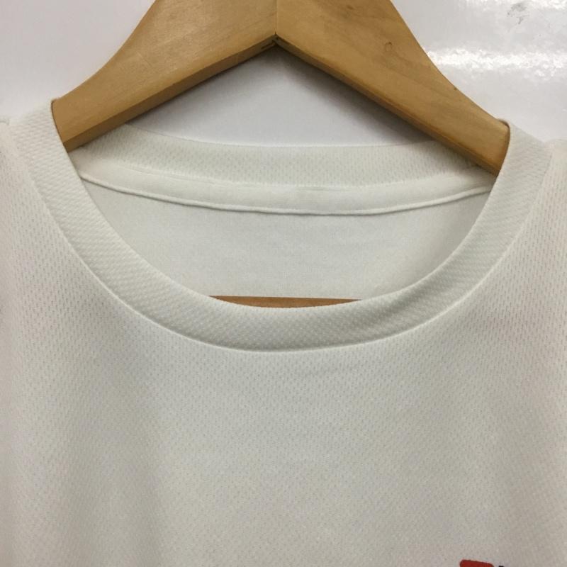 フィラ FILA Tシャツ 半袖 LL ロゴ、文字 X プリント 白 / ホワイト /  メンズ USED 古着 中古 10135035