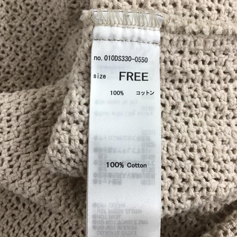 マウジー MOUSSY シャツ、ブラウス 長袖 010DS330-0550 MESH SHIRTS JACKET メッシュ FREE 無地 アイボリー / アイボリー /  レディース USED 古着 中古 10120235