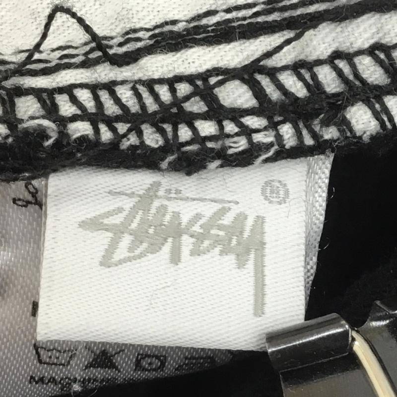 ステューシー STUSSY パンツ ワークパンツ、ペインターパンツ コーデュロイパンツ M ロゴ、文字 黒 / ブラック /  メンズ USED 古着 中古 10119030