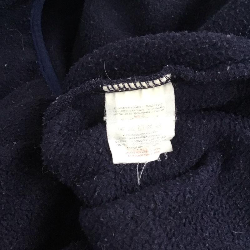 パタゴニア patagonia ジャケット、上着 ジャケット、ブレザー フリースジャケット プルオーバー スタンドネック 90s usa製 雪無しタグ S ロゴ、文字 紺 / ネイビー /  メンズ USED 古着 中古 10143525