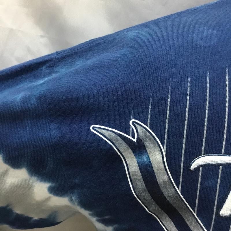 リキッドブルー LIQUID BLUE Tシャツ 半袖 半袖カットソー プリントTシャツ クルーネックカットソー liquid blue yankees M プリント マルチカラー / マルチカラー /  メンズ USED 古着 中古 10119706