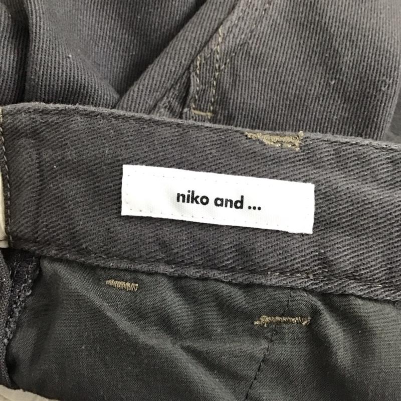 ニコアンド niko and... パンツ ワークパンツ、ペインターパンツ nkn25512ad M 無地 灰 / グレー /  レディース USED 古着 中古 10150484