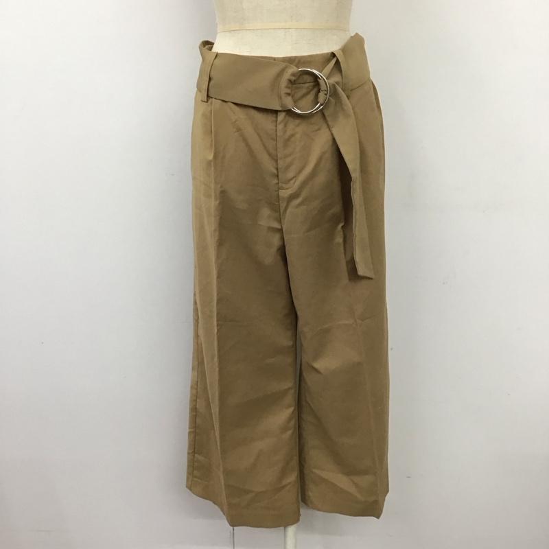 グローバルワーク GLOBAL WORK パンツ スラックス M 無地 ベージュ / ベージュ /  レディース USED 古着 中古 10118782