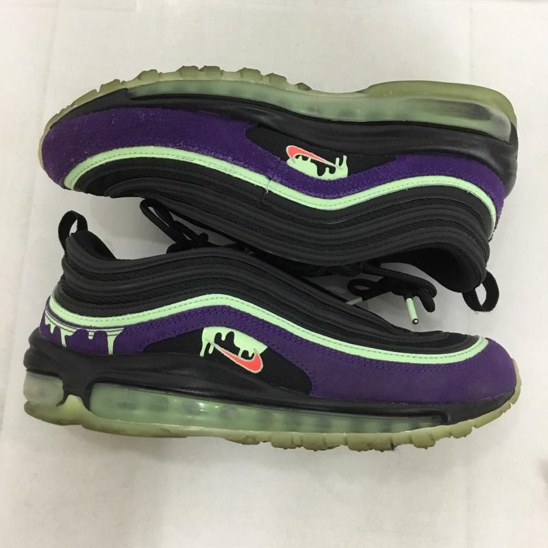 ナイキ NIKE スニーカー スニーカー DC1500-001 AIR MAX 97 ハロウィン 25cm 25.0cm ロゴ、文字 黒 / ブラック / X 紫 / パープル / X 薄緑 / ライトグリーン /  メンズ USED 古着 中古 10144916
