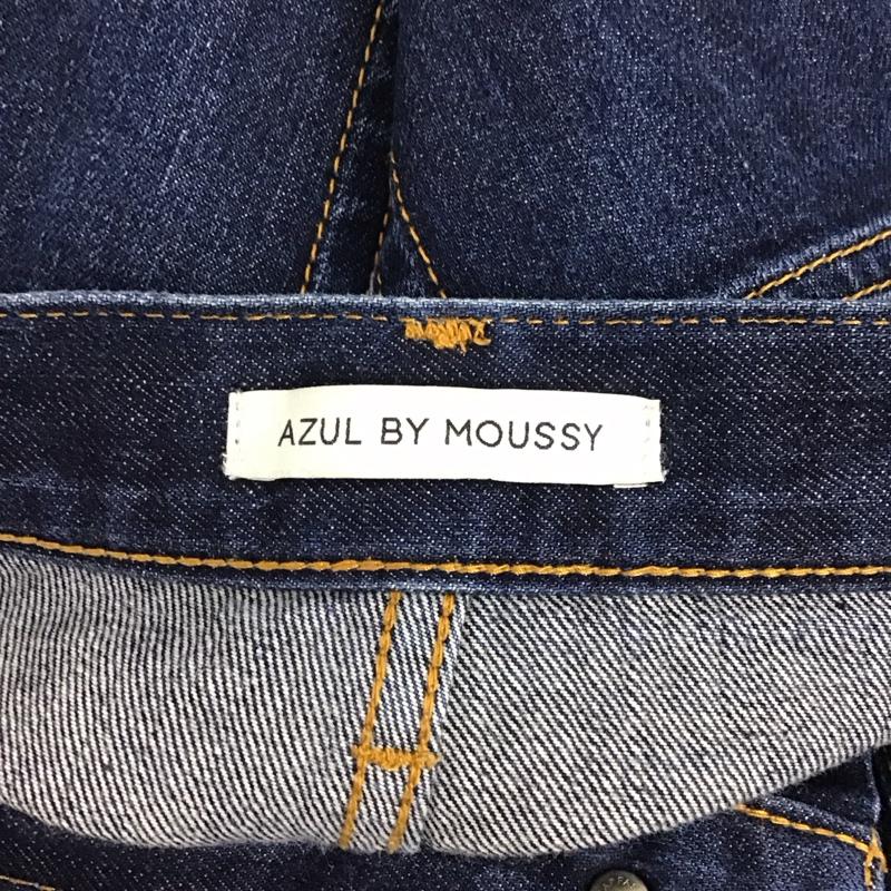 アズールバイマウジー AZUL BY MOUSSY パンツ デニム、ジーンズ 250aaw11-a012 ハイウエストパンツ デニムパンツ ワイドパンツ 26インチ 無地 インディゴ / インディゴ /  レディース USED 古着 中古 10124127