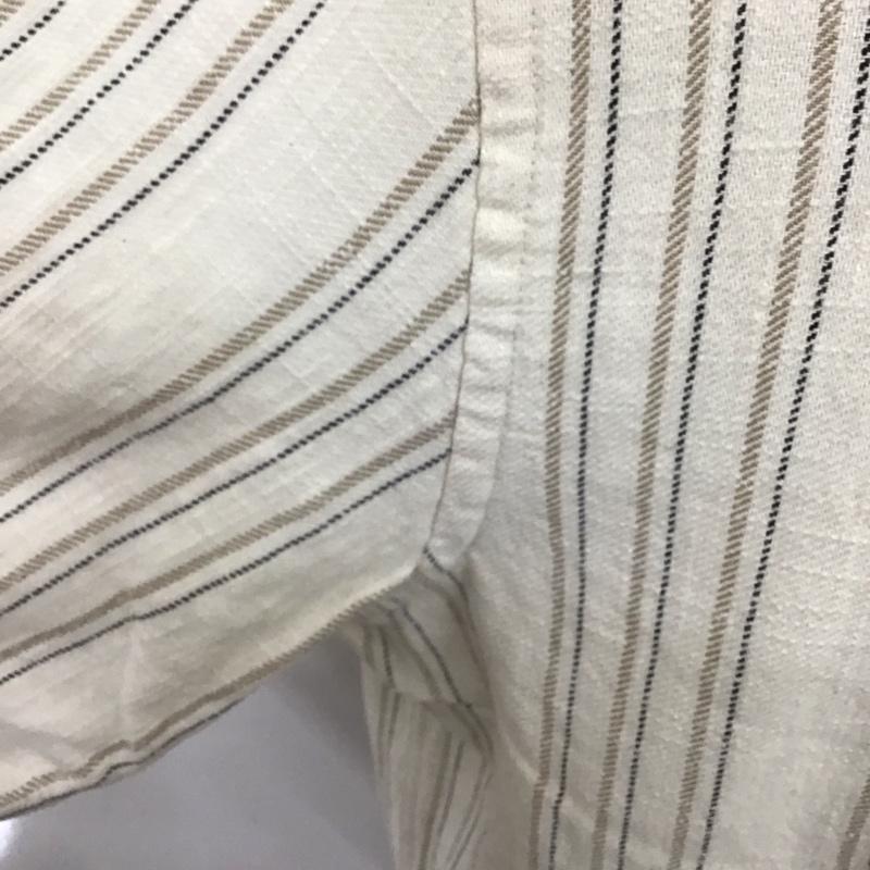 ザラ ZARA シャツ、ブラウス 半袖 L ストライプ マルチカラー / マルチカラー /  メンズ USED 古着 中古 10128314