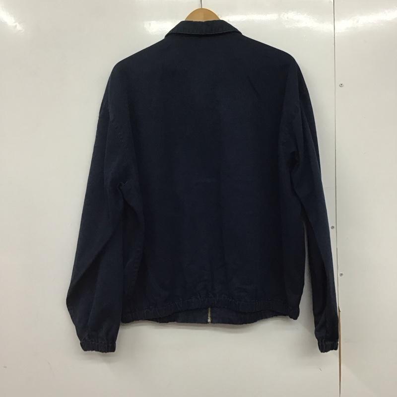 ポロバイラルフローレン Polo by RALPH LAUREN ジャケット、上着 ジャンパー、ブルゾン ジップアップジャケット アウター 古着 L ロゴ、文字 紺 / ネイビー /  メンズ USED 古着 中古 10145554
