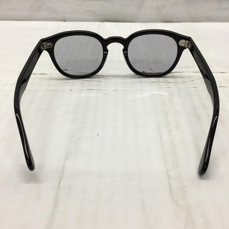 モスコット MOSCOT めがね・サングラス めがね LEMTOSH 49 24-145 ケース付き カラーレンズ 度入り ワンポイント 黒 / ブラック /  メンズ USED 古着 中古 10119099