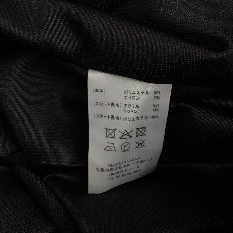 トラッゾドンナ Torrazzo Donna ワンピース ロングスカート 85-3472 ニットワンピース クルーネック 五分袖 タグ付き M  黒 / ブラック / X 白 / ホワイト /  レディース USED 古着 中古 10123236