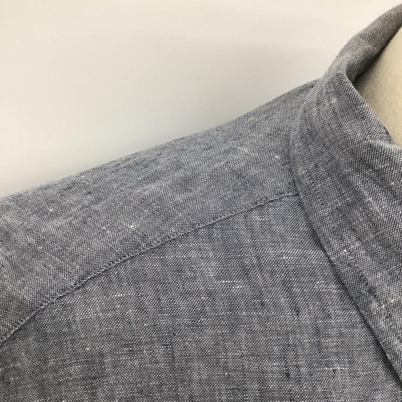 ブルックスブラザーズ BROOKS BROTHERS シャツ、ブラウス 長袖 長袖シャツ 無地シャツ カラーシャツ ボタンダウンシャツ M 無地 紺 / ネイビー /  メンズ USED 古着 中古 10126397