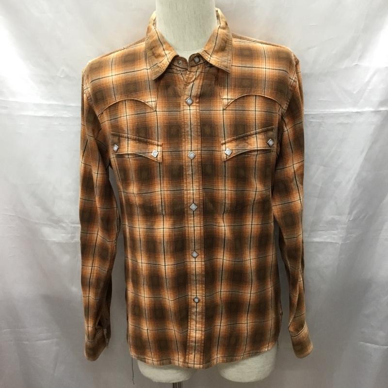 フラットヘッド The Flat Head シャツ、ブラウス 長袖 長袖シャツ カラーシャツ ポケットシャツ 長袖カットソー チェックシャツ 40 チェック マルチカラー / マルチカラー /  メンズ USED 古着 中古 10114786