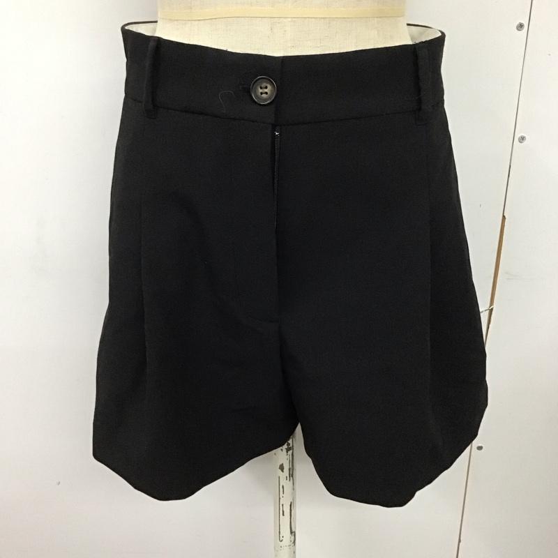 ザラ ZARA パンツ ショートパンツ 7149 042 800 XS 無地 黒 / ブラック /  レディース USED 古着 中古 10115339