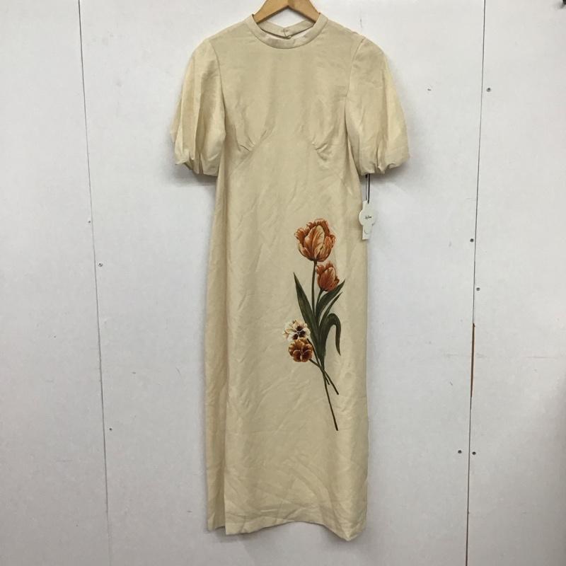 リリー ブラウン Lily Brown ワンピース ロングスカート LWF0211098 tulipワンピース ロングワンピース 半袖ロングワンピース FREE プリント ベージュ / ベージュ /  レディース USED 古着 中古 10136001