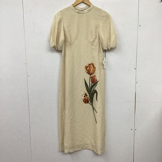 リリー ブラウン Lily Brown ワンピース ロングスカート LWF0211098 tulipワンピース ロングワンピース 半袖ロングワンピース FREE プリント ベージュ / ベージュ /  レディース USED 古着 中古 10136001
