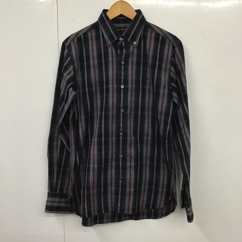 サイベーシックス SCYE BASICS シャツ、ブラウス 長袖 5114-33514 長袖シャツ チェックシャツ ボタンダウンシャツ 38 チェック マルチカラー / マルチカラー /  メンズ USED 古着 中古 10130725