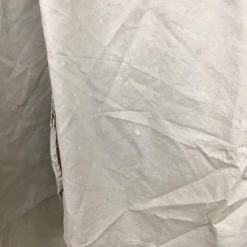 ニコアンド niko and... シャツ、ブラウス 七分袖 S202DA01AD マーセBIGショートシャツ L 無地 ベージュ / ベージュ /  レディース USED 古着 中古 10133837
