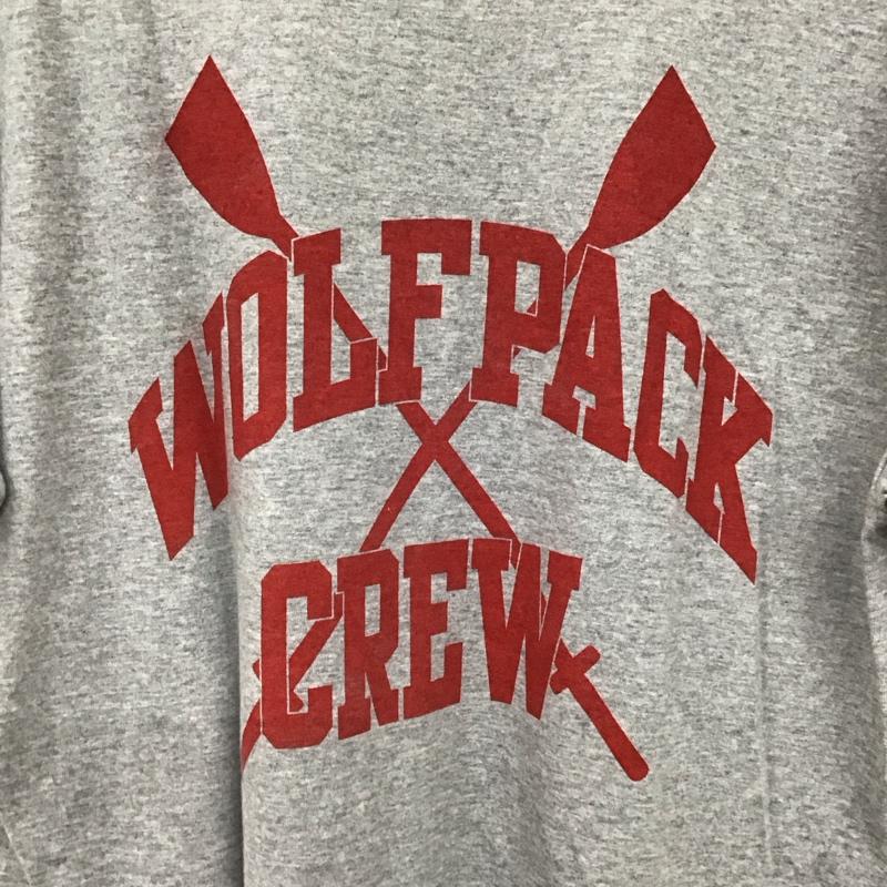 ダブリューピー WP Tシャツ 半袖 XL ロゴ、文字 灰 / グレー /  メンズ USED 古着 中古 10134799