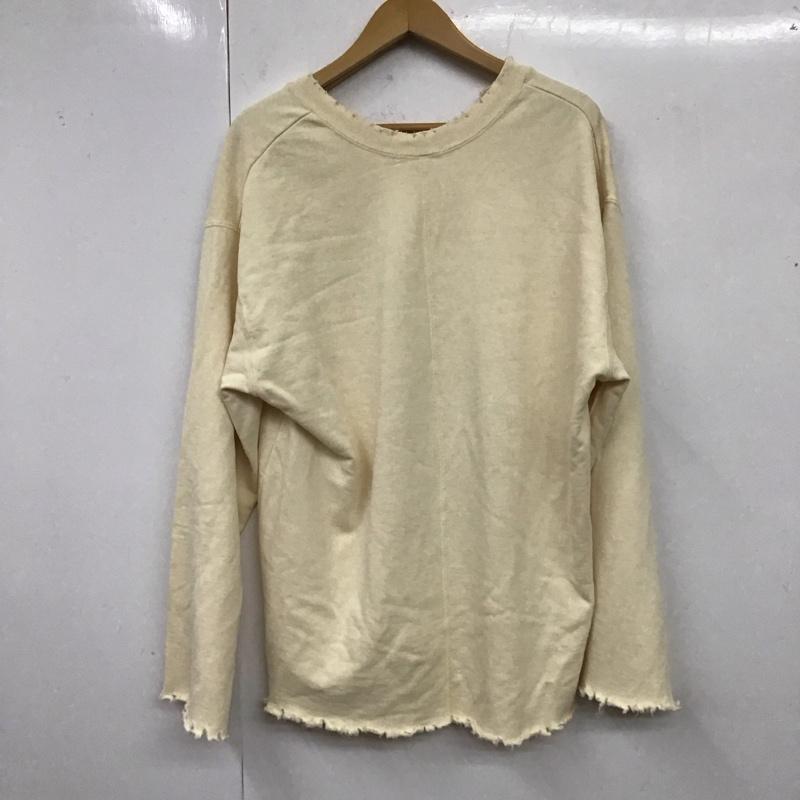 スライ SLY カットソー 長袖 030eay80-3910 DAMAGESKIPPERSWトップス 長袖カットソーVネック FREE 無地 アイボリー / アイボリー /  レディース USED 古着 中古 10119557