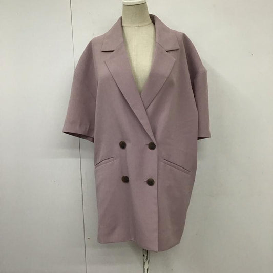 ヘザー Heather ジャケット、上着 ジャケット、ブレザー HE070024CF 半袖 FREE 無地 紫 / パープル /  レディース USED 古着 中古 10109517