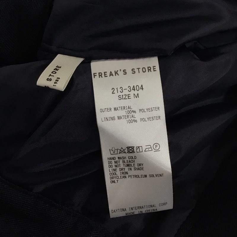 フリークスストア FREAK S STORE パンツ スラックス ワイドパンツ カジュアルパンツ スラックス M 無地 紺 / ネイビー /  レディース USED 古着 中古 10129783
