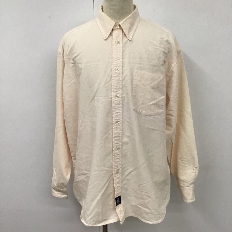 ギャップ GAP シャツ、ブラウス 長袖 長袖シャツ カラーシャツ ポケットシャツ ボタンダウンシャツ 90s oxford XL 無地 桃 / ピンク /  メンズ USED 古着 中古 10120022