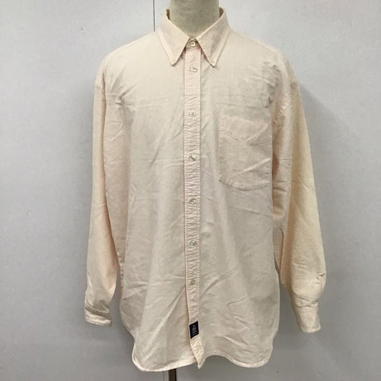 ギャップ GAP シャツ、ブラウス 長袖 長袖シャツ カラーシャツ ポケットシャツ ボタンダウンシャツ 90s oxford XL 無地 桃 / ピンク /  メンズ USED 古着 中古 10120022