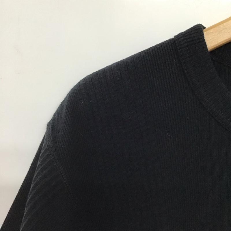 ヒステリックグラマー HYSTERIC GLAMOUR Tシャツ 半袖 半袖カットソー プリントTシャツ クルーネックカットソー リブ S プリント 黒 / ブラック /  メンズ USED 古着 中古 10141733