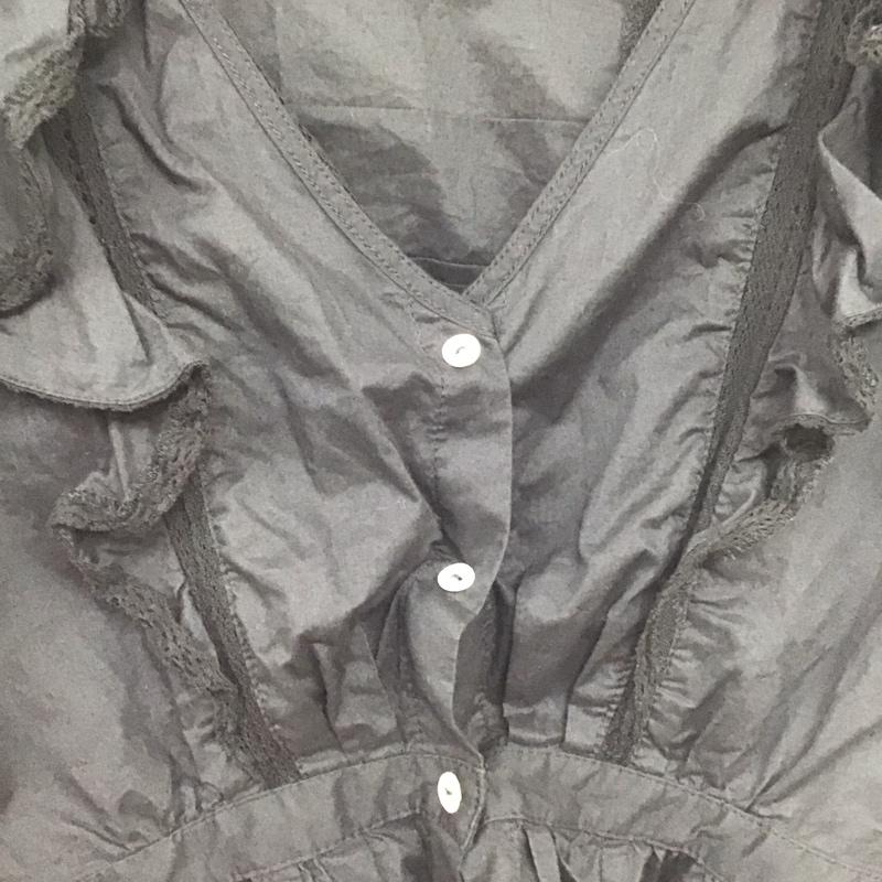 スライ SLY カットソー 半袖 030BSY30-3320 FRILLTUCK2WAYトップス FREE 無地 黒 / ブラック /  レディース USED 古着 中古 10138812