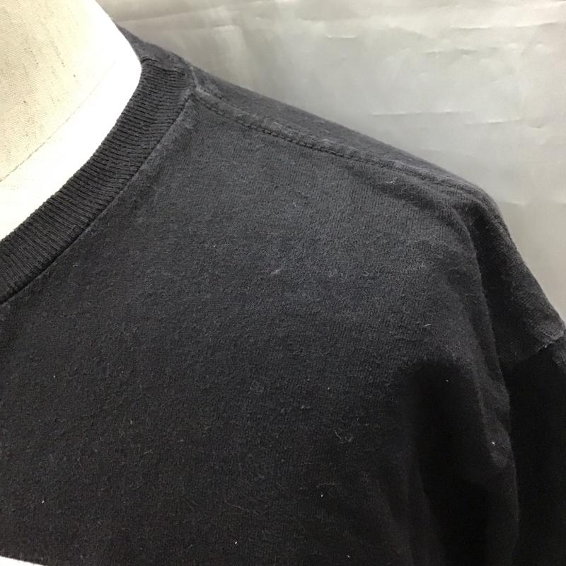 ハフ HUF Tシャツ 半袖 半袖カットソー プリントTシャツ クルーネックカットソー M プリント 黒 / ブラック /  メンズ USED 古着 中古 10116570