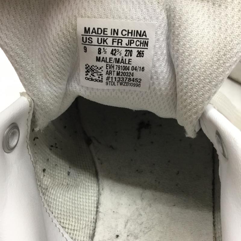 アディダス adidas スニーカー スニーカー M20324 STAN SMITH スタンスミス 27cm 27.0cm ロゴ、文字 白 / ホワイト / X 緑 / グリーン /  メンズ USED 古着 中古 10110564