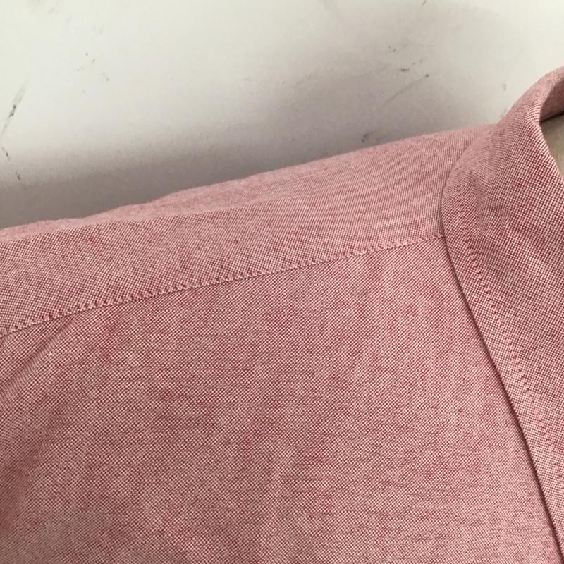 カステルバジャック CASTELBAJAC シャツ、ブラウス 長袖 長袖シャツ カラーシャツ ポケットシャツ 長袖カットソー プリントシャツ プリント 赤 / レッド /  メンズ USED 古着 中古 10123780