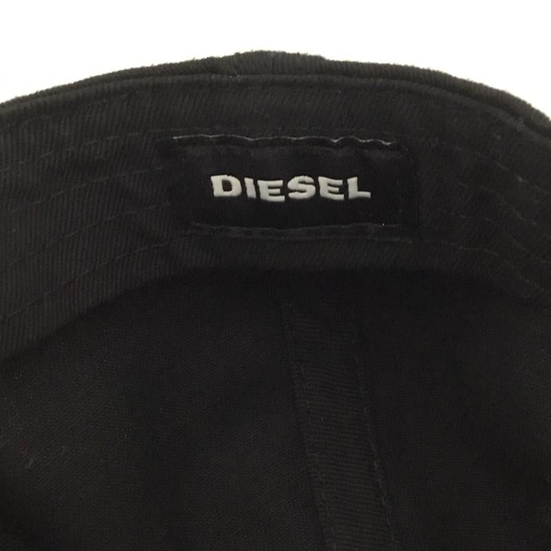 ディーゼル DIESEL 帽子 キャップ スナップバック ロゴ、文字 黒 / ブラック /  レディース USED 古着 中古 10125219