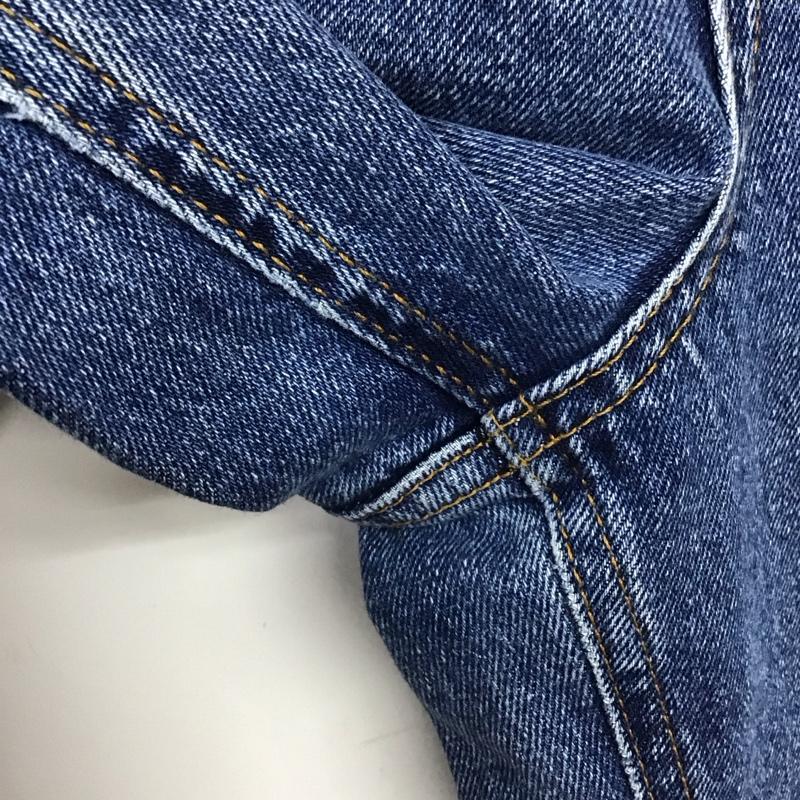 ザラ ZARA パンツ デニム、ジーンズ デニムパンツ ワイドパンツ カジュアルパンツ 34 無地 インディゴ / インディゴ /  レディース USED 古着 中古 10128921