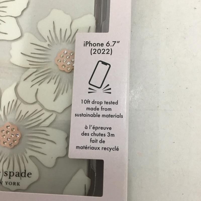 ケイトスペード Kate Spade ファッション小物 ファッション小物 KSIPH-224-HHCCS iPhone14 Plus KSNY Protective Hardshell ロゴ、文字 X 花柄 マルチカラー / マルチカラー /  レディース USED 古着 中古 10122757