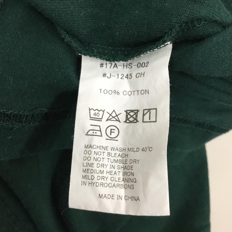 ジムフレックス GYMPHLEX Tシャツ 半袖 17A-HS-002 クルーネック 刺繍 ロゴ、文字 緑 / グリーン /  メンズ USED 古着 中古 10115526