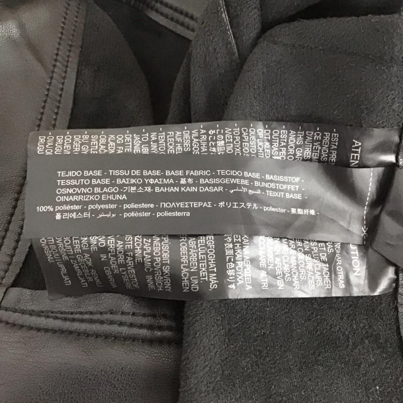 ザラ ZARA ボトムス ボトムス フェイクレザーパンツ 38 無地 黒 / ブラック /  レディース USED 古着 中古 10129271