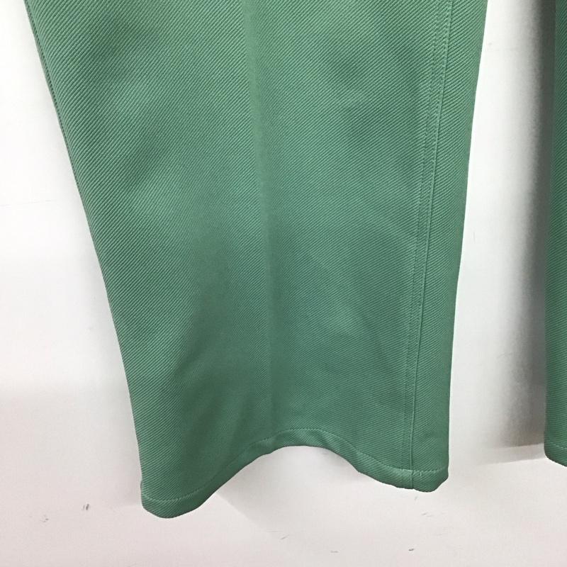 グラム glamb パンツ スラックス ワイドパンツ スラックスパンツ カジュアルパンツ ストレッチ L 無地 薄緑 / ライトグリーン /  メンズ USED 古着 中古 10144496