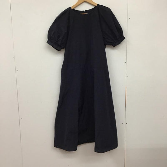 ユナイテッドアローズグリーンレーベルリラクシング UNITED ARROWS green label relaxing ワンピース ロングスカート 3526-169-2658 ドビー ストライプコンシャスワンピース 半袖ロングワンピース S ストライプ 紺 / ネイビー /  レディース USED 古着 中古 10134164