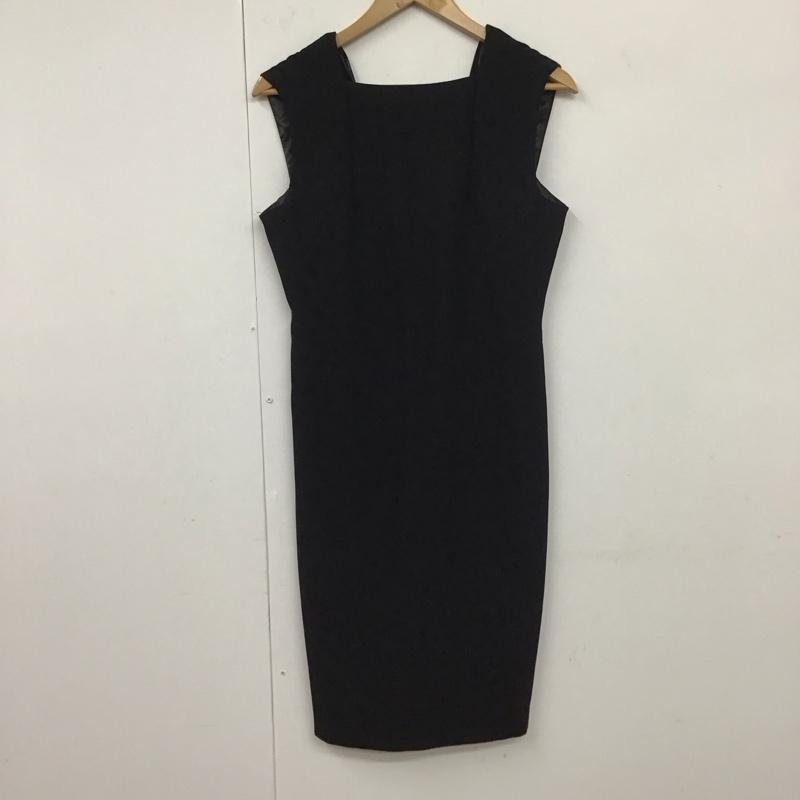 ザラベーシック ZARA BASIC ワンピース ミニスカート M 無地 黒 / ブラック /  レディース USED 古着 中古 10131561