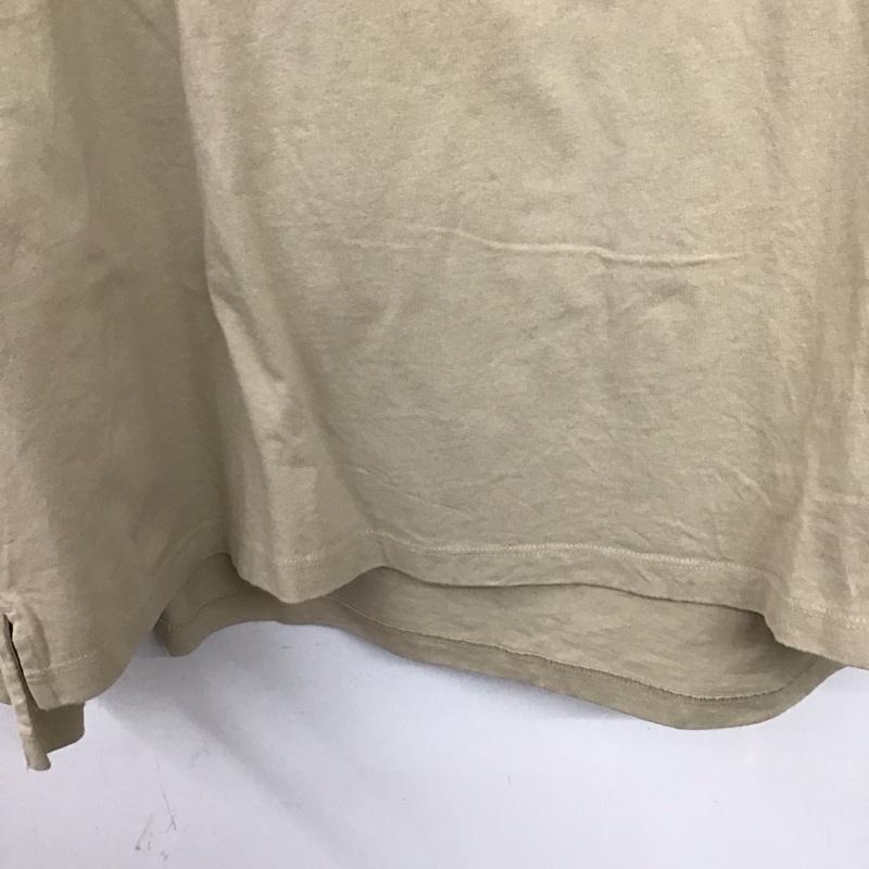グラニフ graniph Tシャツ 半袖 半袖カットソー プリントTシャツ クルーネックカットソー XL ロゴ、文字 ベージュ / ベージュ /  メンズ USED 古着 中古 10145974