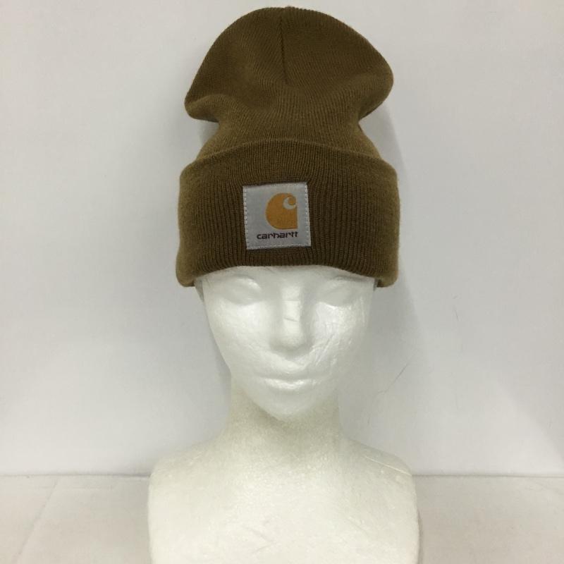 カーハート Carhartt 帽子 ニット帽 I020222 ACRYLIC WATCH HAT ロゴ、文字 茶 / ブラウン /  メンズ USED 古着 中古 10133821