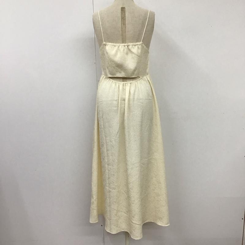 ビームス BEAMS ワンピース ロングスカート 48-26-0047-305 キャミワンピース S 総柄 アイボリー / アイボリー /  レディース USED 古着 中古 10114023