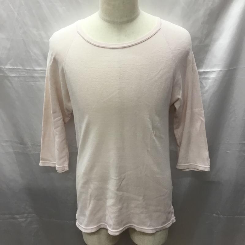 ハリウッドランチマーケット HOLLYWOOD RANCH MARKET カットソー 長袖 長袖カットソー クルーネックカットソー ロングスリーブカットソー ラグラン 3 無地 桃 / ピンク /  メンズ USED 古着 中古 10112293