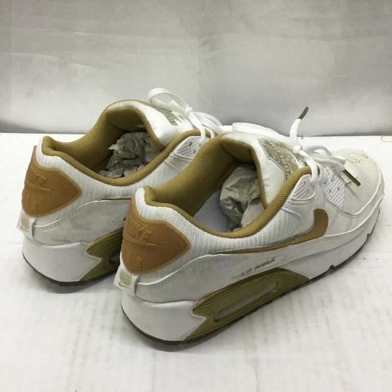ナイキ NIKE スニーカー スニーカー DA1342-170 WMNS AIR MAX 90 SE 28.5cm 28.5cm ロゴ、文字 白 / ホワイト / X 金 / ゴールド /  メンズ USED 古着 中古 10112859
